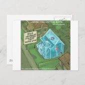 実在家宅販売悪夢おもしろい ポストカード (正面/裏面)