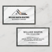 実在屋根金属 | 石板縁ど 名刺 (正面/裏面)