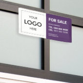 実在州のロゴモダンバナー 横断幕 (ビルの外側)