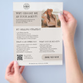 実在州エージェントBusiness Brown Flyer チラシ (手)