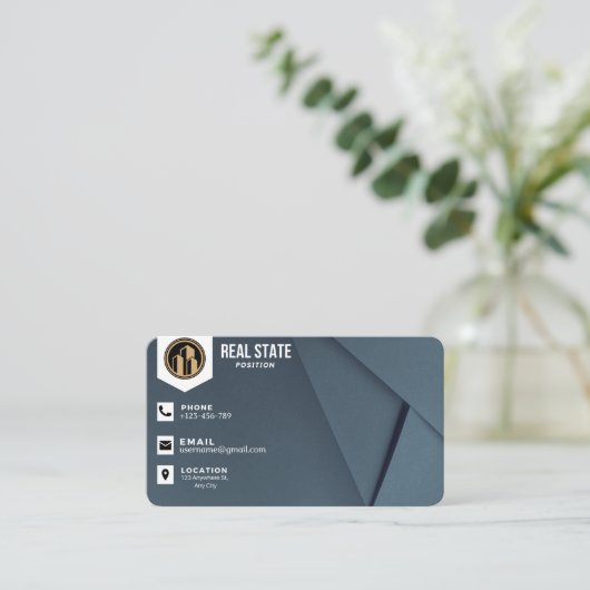 実在州 名刺 (スタンド正面)