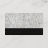 実在建築士 |石板 名刺 (裏面)