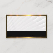 実在建築士 |金ゴールドメタル縁ど 名刺 (裏面)