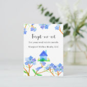 実在忘れME NOT HOUSEカスタムホテル ポストカード (スタンド正面)