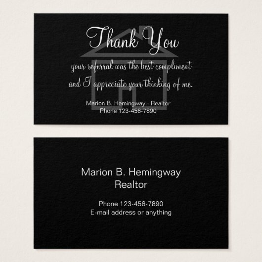 実在感謝してい名紹介Yous Business Card Size (正面&裏面)