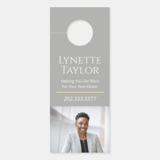 実在戸掛け ドアノブサイン