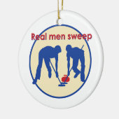 実在掃兵！カーリング セラミックオーナメント (左)