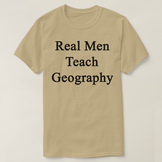 実在教えGeography Tシャツ (デザイン正面)