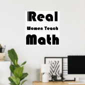 実在数教え数数 ポスター (ホームオフィス)