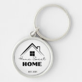 実在新住宅所有者おめでとう キーホルダー (正面)