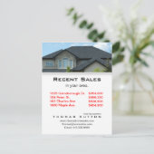 実在最近の売り上げ屋上V型の不動産はがき ポストカード (スタンド正面)