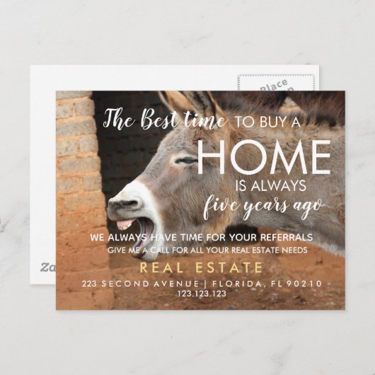 実在最高の家は常に買家の時である 案内ポストカード (正面/裏面)