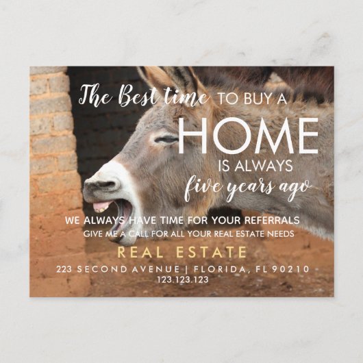 実在最高の家は常に買家の時である 案内ポストカード (正面)