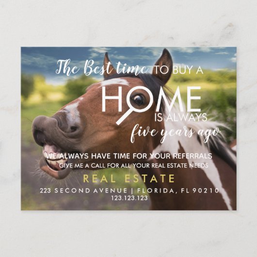 実在最高の家は常に買家の時である 案内ポストカード (正面)