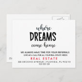 実在来エスティス 案内ポストカード (正面/裏面)