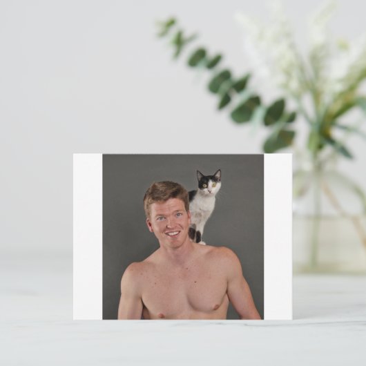 実在猫 ポストカード (スタンド正面)