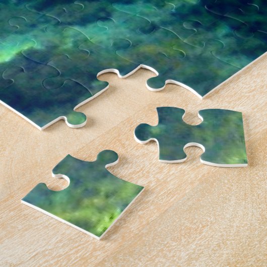 実在生のウミガメ ジグソーパズル (側面)