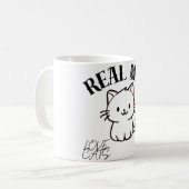 実在男は猫を愛す コーヒーマグカップ (正面左)