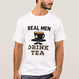 実在男性がお茶カッコいい飲み屋を Tシャツ