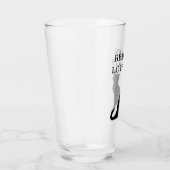 実在男性は猫シルエットデザインを愛する タンブラーグラス (右)