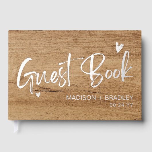 実在箔銀書台本結婚字 ゲストブック (正面)