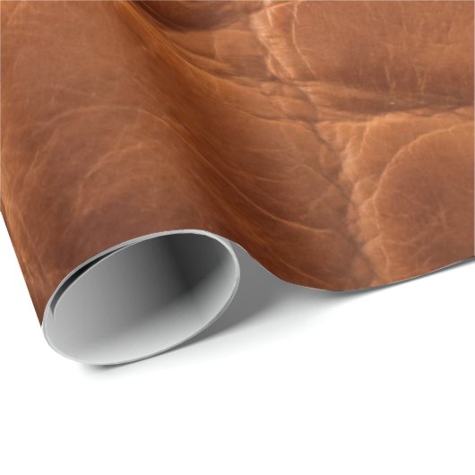 実在純粋な褐色ワニ皮 ラッピングペーパー (ロールコーナー)