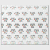 実在素晴らし代理おもしろい不動産仲介業者 ラッピングペーパー (フラット)