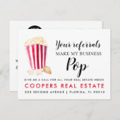 実在紹介で用が立つポップ・アートの 案内ポストカード (正面/裏面)