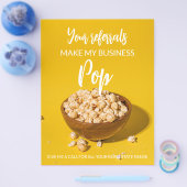 実在紹介で用を立てポップ・アートのる チラシ (シングル)