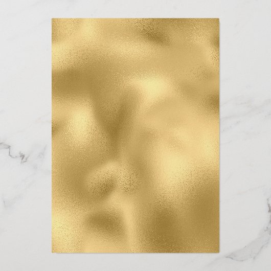 実在結婚金ゴールドスペインのズヌエストラ 箔招待状 (裏面)