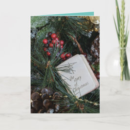 実在聖降誕祭の聖書の物語はクリスマスだ シーズンカード