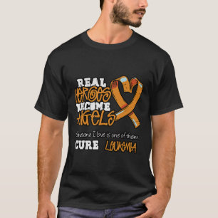 実在英雄が天使になる – 白血病認識度 Tシャツ