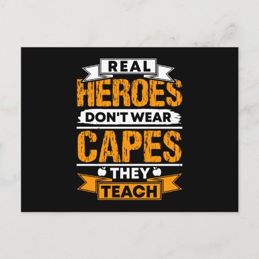 実在英雄は衣服帽を脱教えだ ポストカード (正面)