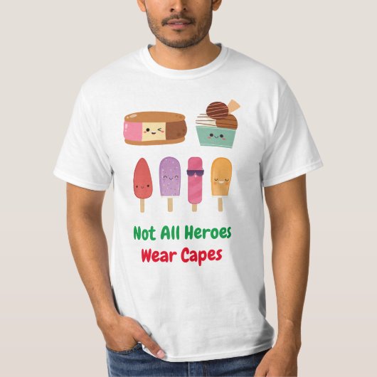 実在英雄:アイスクリーム連盟 Tシャツ (正面)