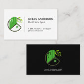 実在財のモダンアイコン 名刺 (正面/裏面)