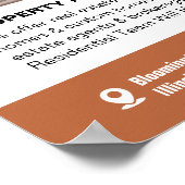 実在財カスタムのポスター ポスター (角)