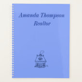 実在財パーソナライズされた産 プランナー手帳 (正面)