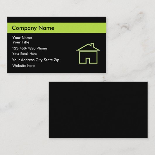 実在財ユニークカード 名刺 (正面/裏面)