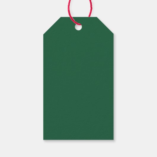 実在財団事業クリスマスパーティーパーソナライズされた ギフトタグ (裏面)