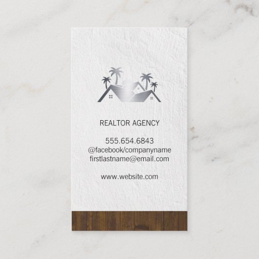 実在財団女性 | プロパティ 名刺 (裏面)