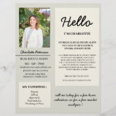 実在財団紹介農業 チラシ (正面)