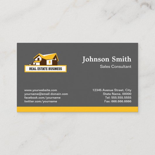 実在財実在主モダン- Styl 名刺 (裏面)