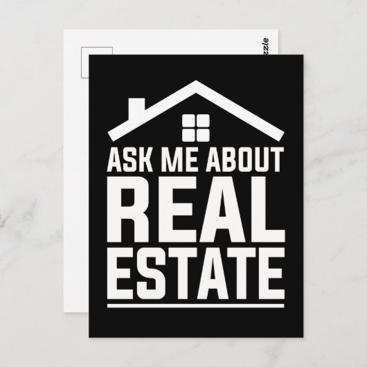 実在財産おもしろい代理店 ポストカード (正面/裏面)