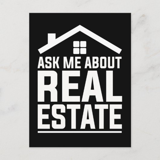 実在財産おもしろい代理店 ポストカード (正面)