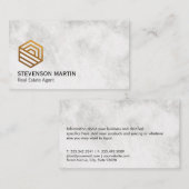 実在財産のモダンロゴ 名刺 (正面/裏面)