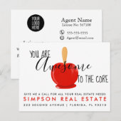 実在財産アップルスクープ紹介 案内ポストカード (正面/裏面)