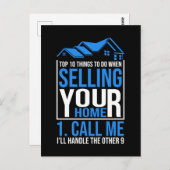 実在財産取扱実在業者 ポストカード (正面/裏面)