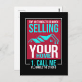 実在財産取次おもしろい業者 ポストカード (正面/裏面)