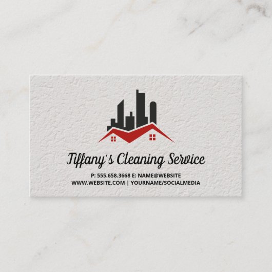 実在財産 | スカイスクレーパー 名刺 (正面)