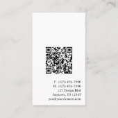 実在財産、不動産仲介業者、ブローカーの名刺 名刺 (裏面)